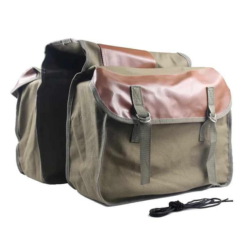 

Motorcycle Bike Universal Bag Cycling Double Side Rear Rack Trunk Bag Mountain Road Bicycle Tail Seat Pannier Pack Luggage Carri