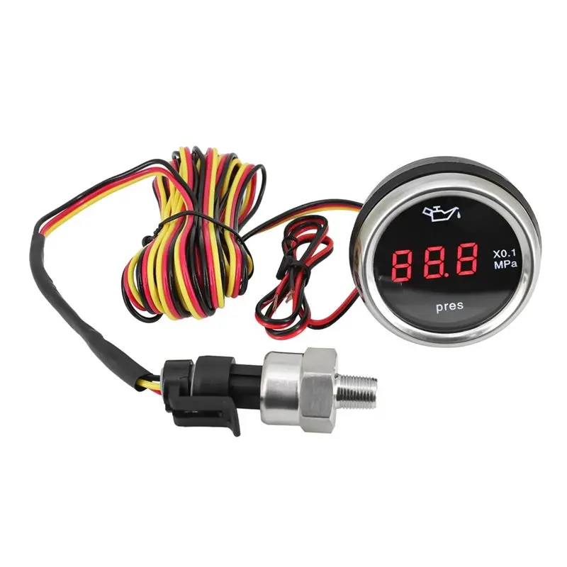 Oil Pressure Gauge 0-1.0Mpa 2