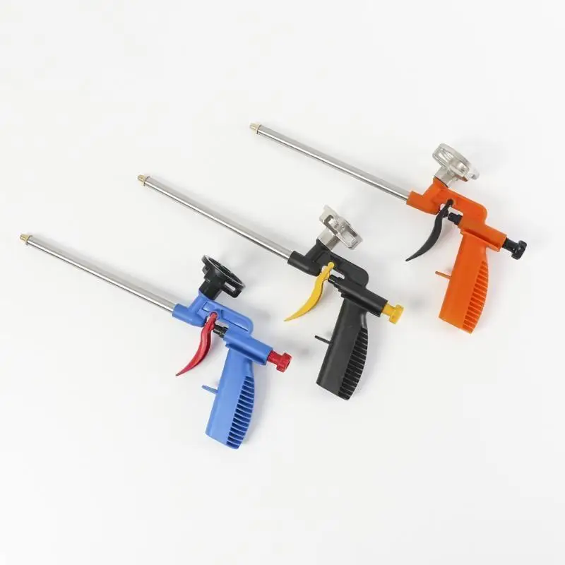 Metal Polyurethane Foam Spray Tool Expanding Sealant Caulking Tool Foaming Jet Glue Tool for House Decoration Construction