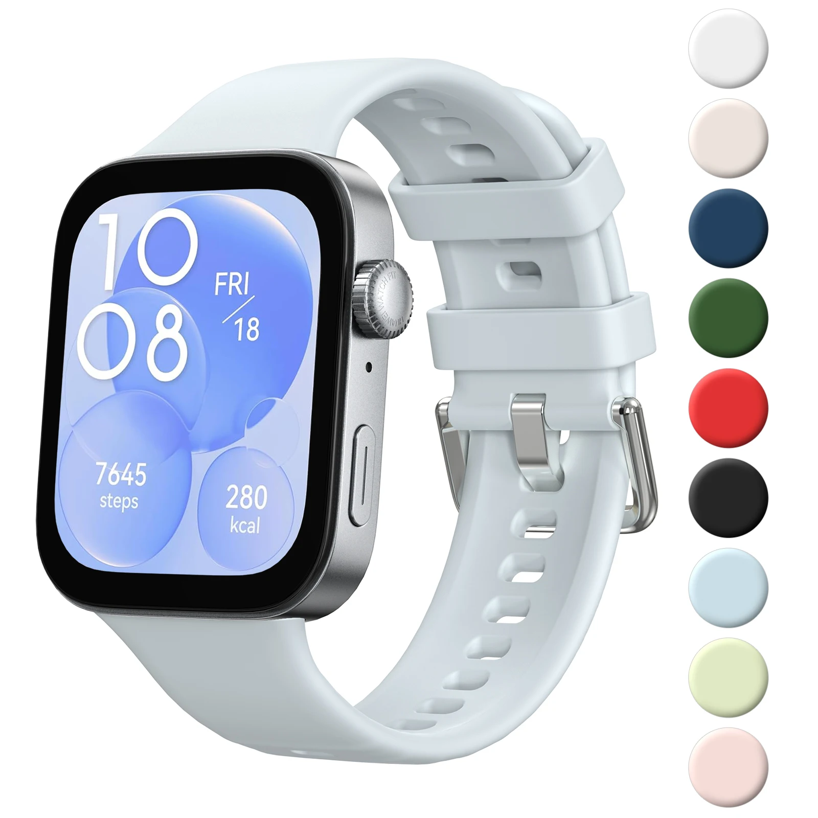 Silicone Band For Huawei Watch Fit 3 Strap Smartwatch Accessories Replacement Sport Correa Bracelet for Huawei Watch fit 3 Strap