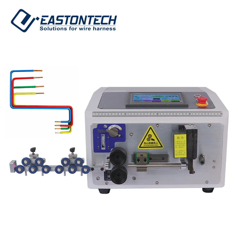 

Автоматический станок для резки, зачистки и гибки проволоки 1-10 мм² с углом изгиба 0-150° ° Гибочные секции 10
