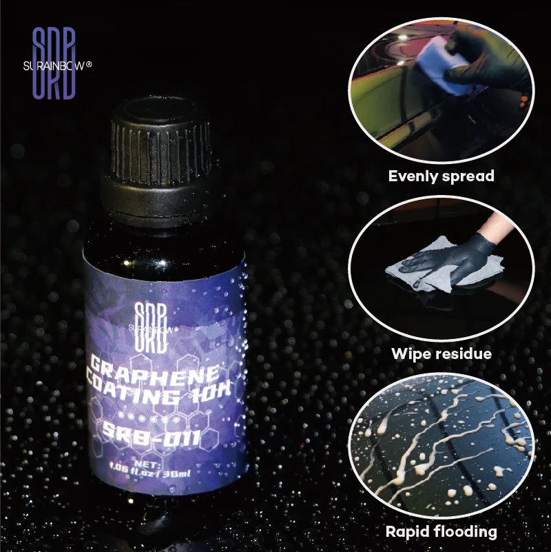 10H Advanced Graphene Ceramic Coating- Graphene Oxide Ceramic Coating for Cars,RVs | Adds Extreme Gloss,Depth,Shine & Protection