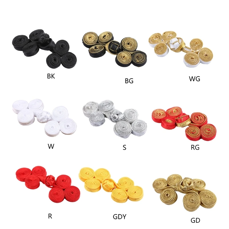 Multiple Color Handmade Sewing Fasteners Featuring Chinese Traditional Buttons Perfect for Sweater Scarf Cardigan