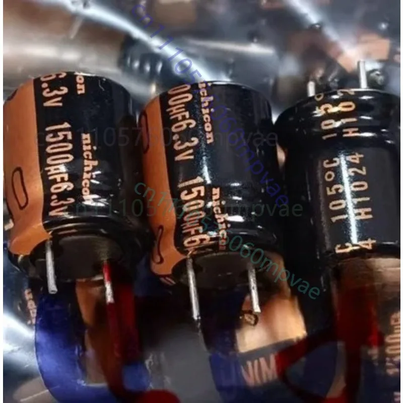 

30pcs nichicon 6.3V 1500UF 10*12.5 HN high-frequency low resistance electrolytic capacitor
