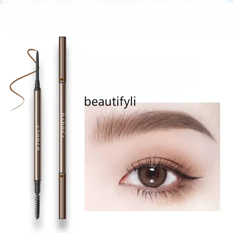 zq BABREA Eyebrow Pencil Waterproof and Durable Non-Decolorizing for Female Beginners Sweat-Proof