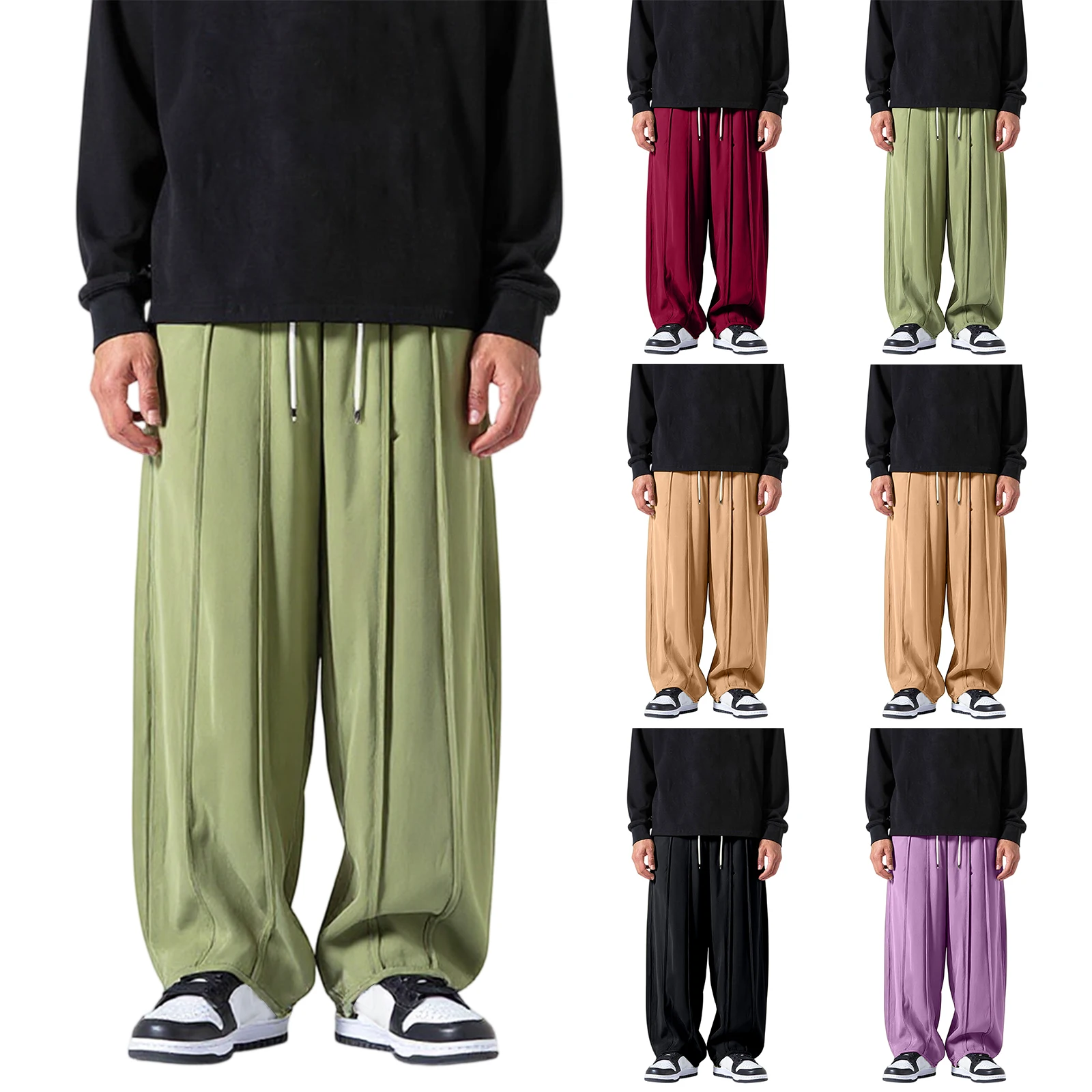 

Мужские спортивные брюки, повседневные брюки, уличные брюки, свободная повседневная уличная одежда, шаровары, брюки-карго для бега, модные мужские брюки