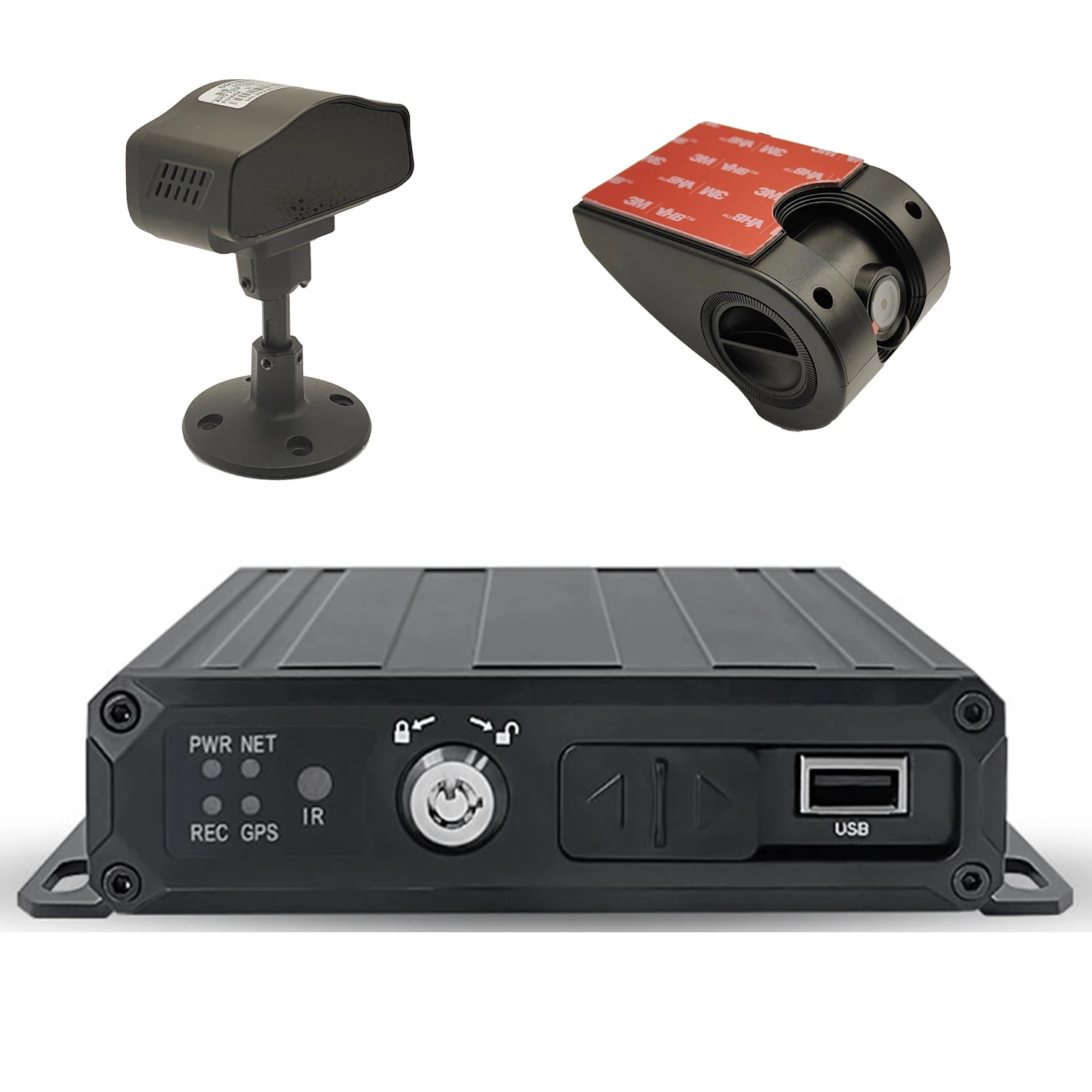 AI MDVR Driver Status Monitor DMS+ADAS+BSD Fleet Management System
