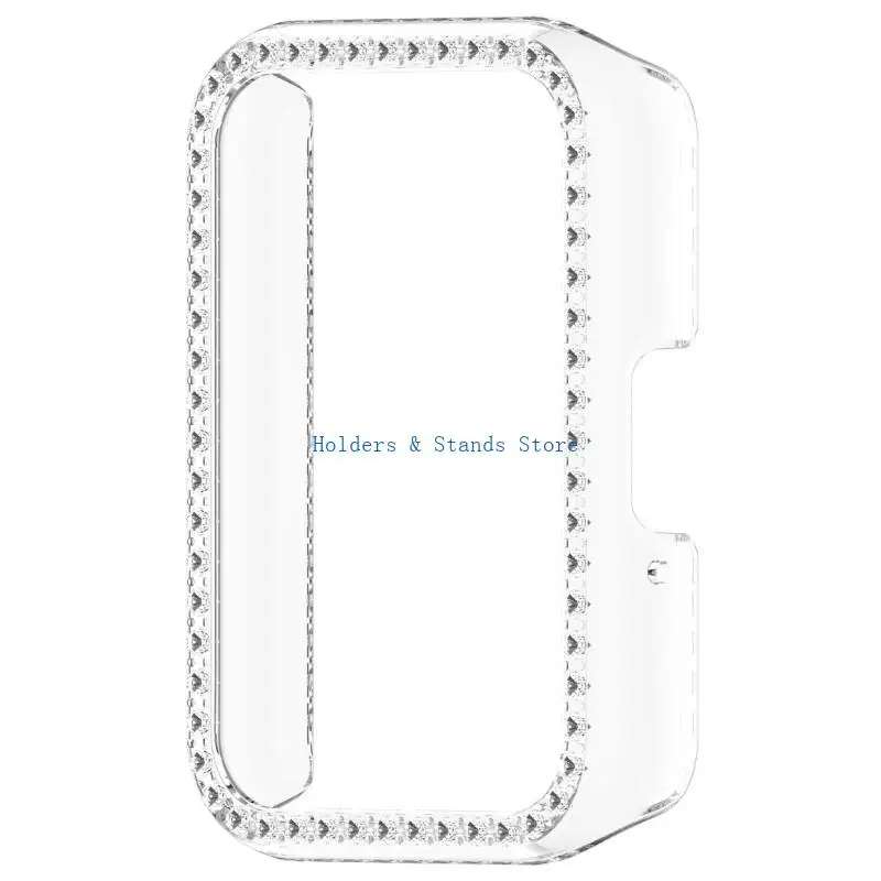 Case cubierta reloj Y4ue para ajustar 3 media cobertura alojamiento carcasa carcasa del diamante bisel a