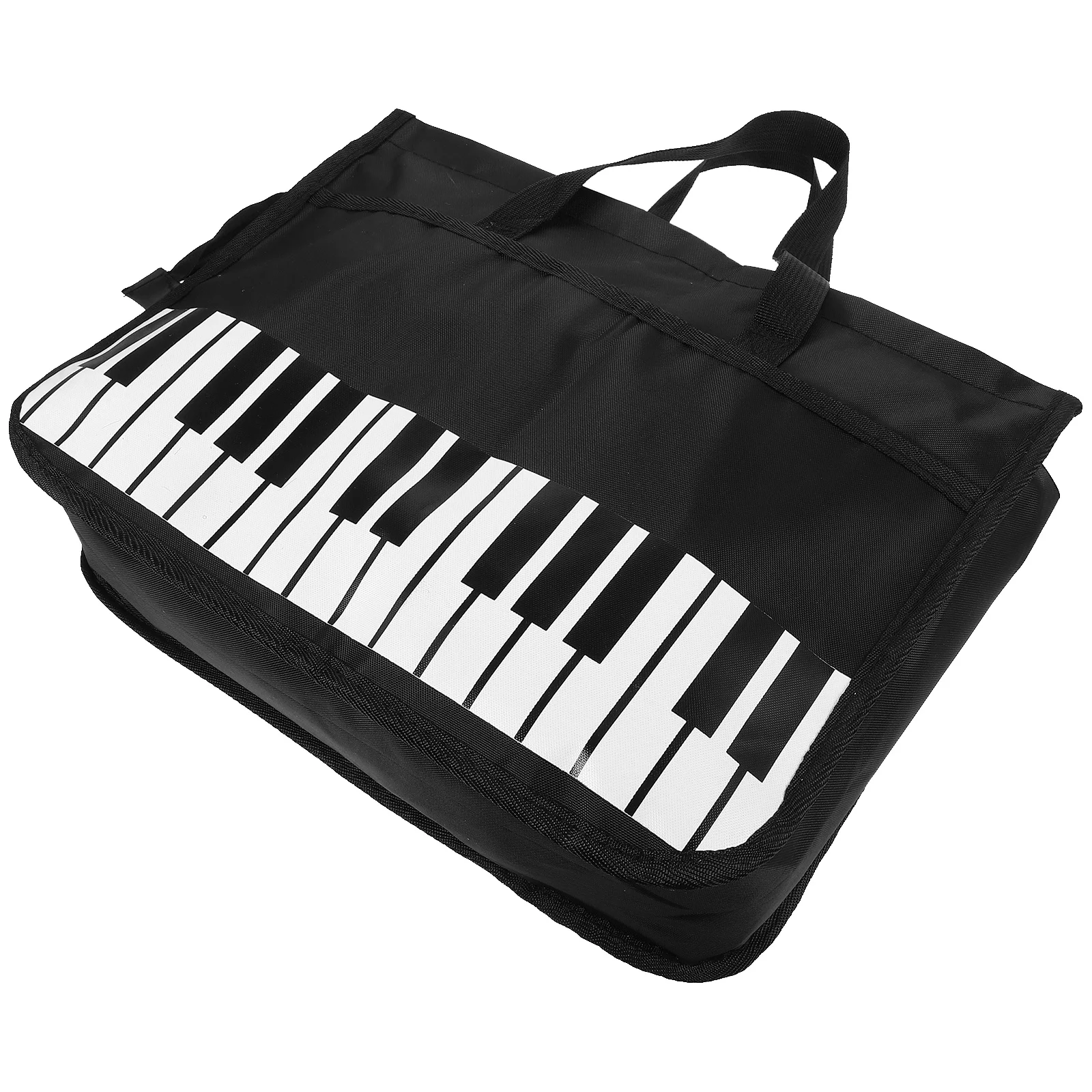 

Piano Sheet Bag Spacious Music Score Holder Waterproof Oxford Cloth Tote for Students Professionals Music Sheet Bag