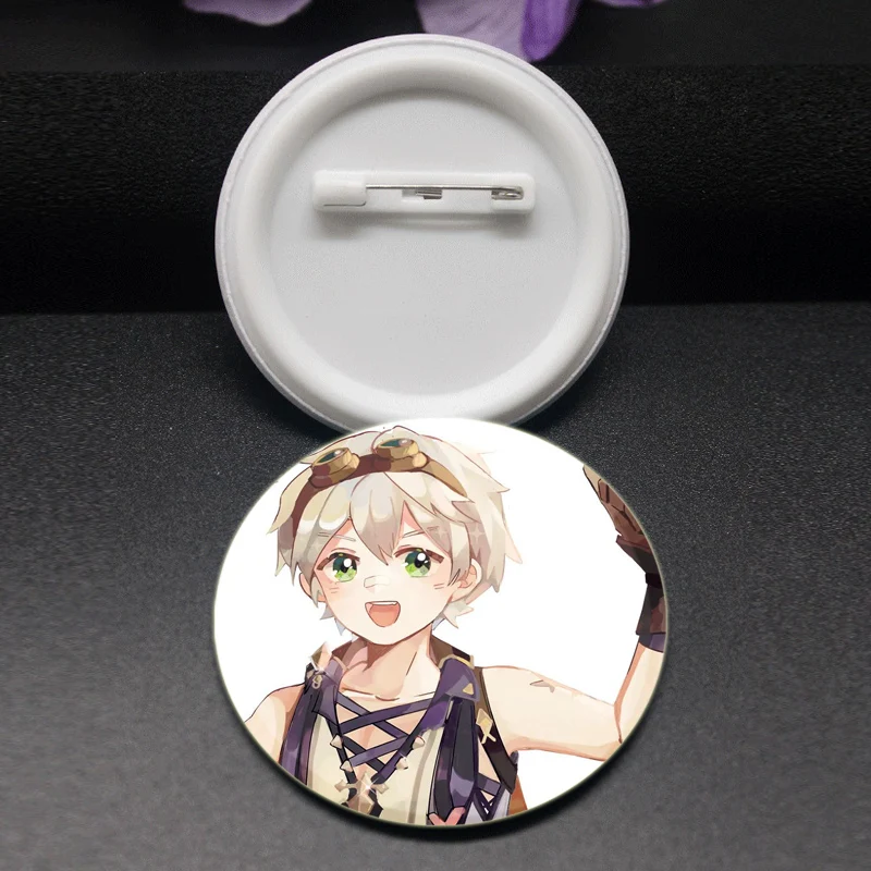 Bennett Badges Anime Genshin Impact Handmade Brooches Game Character Lapel Pin Creative Cartoon Figure Badge Accessorie Gift