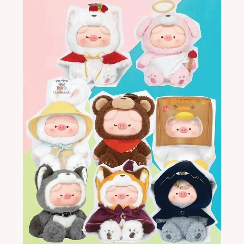Echte Piko Pig Mystery Preview Letter Series Blind Box Leuke handgemaakte pop cadeau kamer Desktop Decor verjaardagscadeau voor vrienden