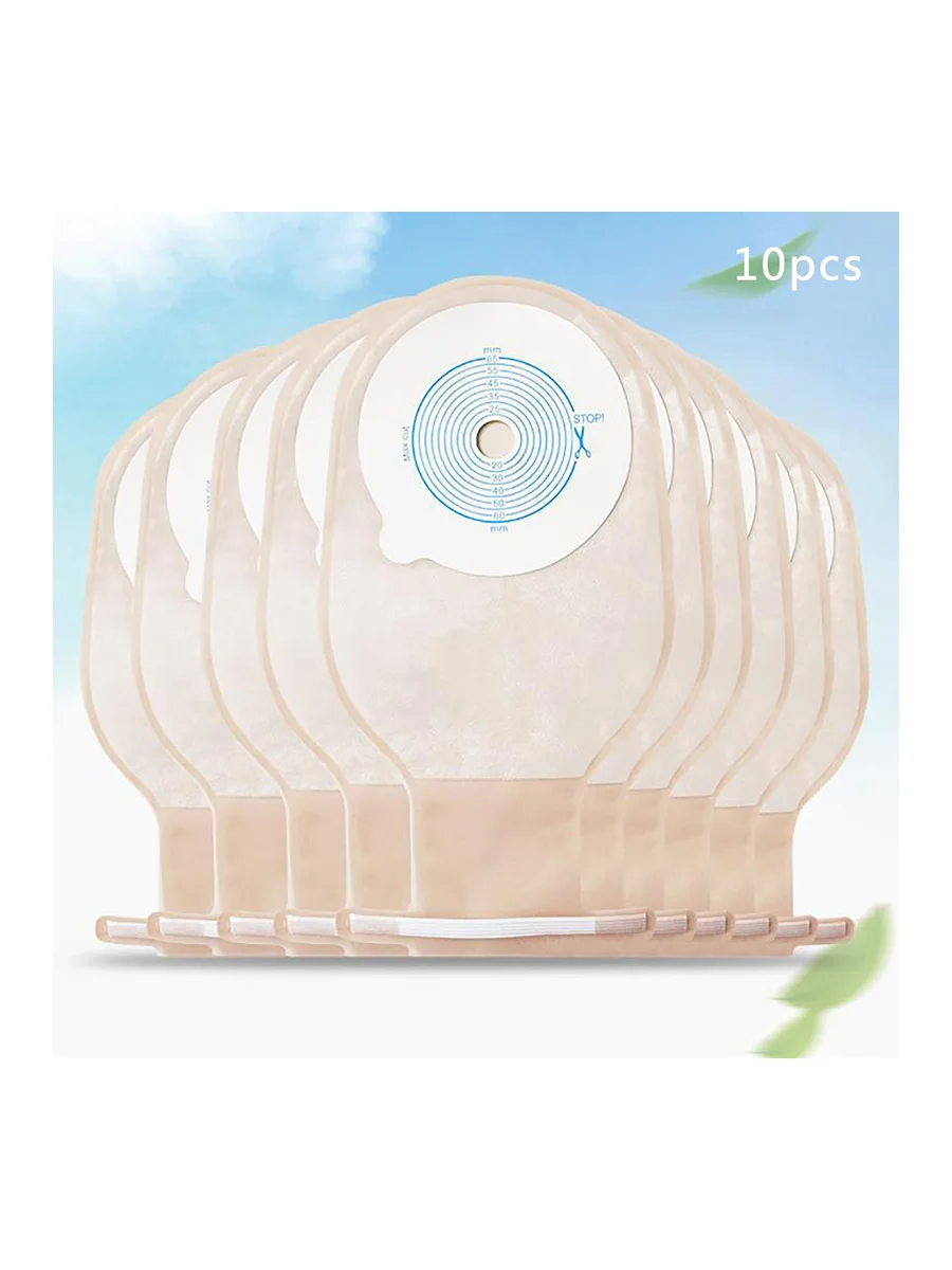 

~10PCS Colostomy Bags Colostomy Disposable Ostomy Drainable Single Use Bags Pouch.
