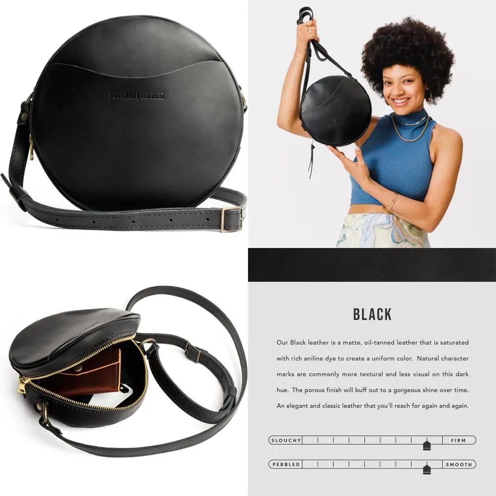 

Handcrafted Women's Crossbody Bag - Premium Full-Grain Leather, Fine Craftsmanship