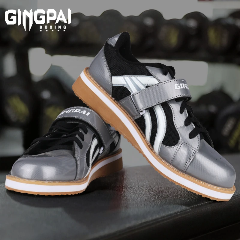 

Professional Weightlifting Shoes Squat Weight Lifting Shoe Hightop Gym Training Slip Resistant Bodybuilding Power Lifting Tops