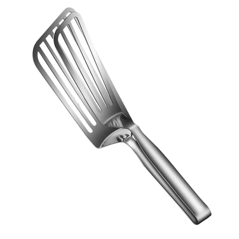 

Stainless Steel Steak Clip BBQ Spatula Clip Hollow Cake Bread Grill Clamp Cooking Utensils Kitchen Accessories