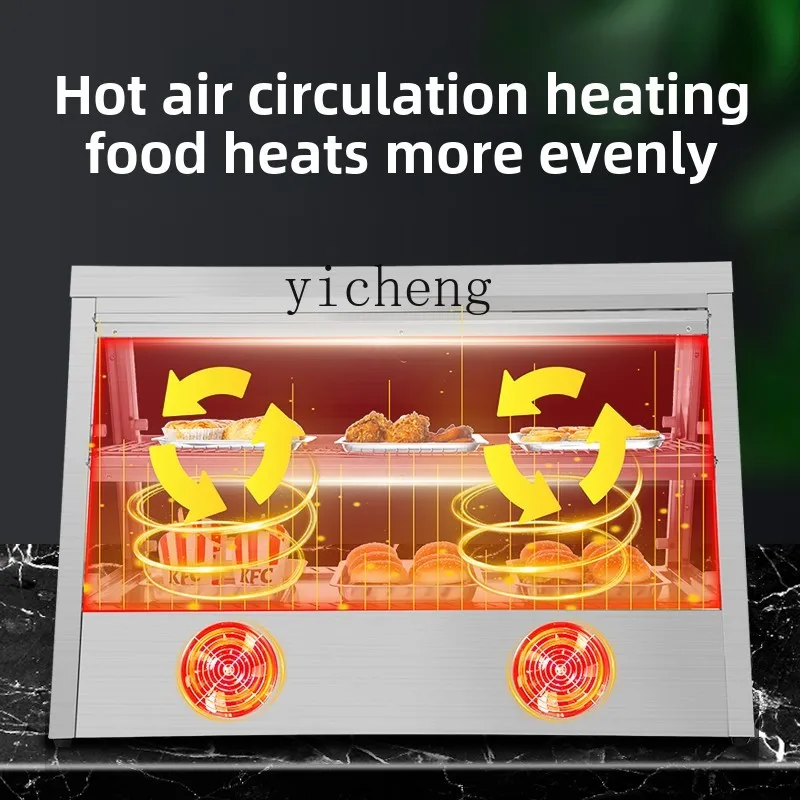 ZK Insulation Cabinet Commercial Heating Constant Temperature Display  Crispy Cabinet Egg Tart Food Cooked Food Insulation Box