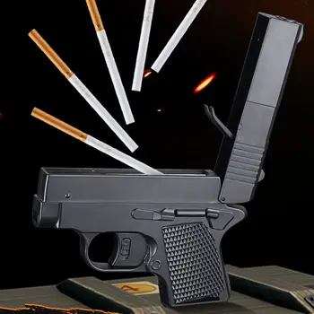 Hračky, zbraně, pouzdro na cigarety, zapalovač, větruodolný, tiché zapalování, wolframový drát, nabíjení typu C, zapalovače cigaret a kuřácké potřeby 8 nejlepší prodej zapalovač o velikosti paralyzéru - №4