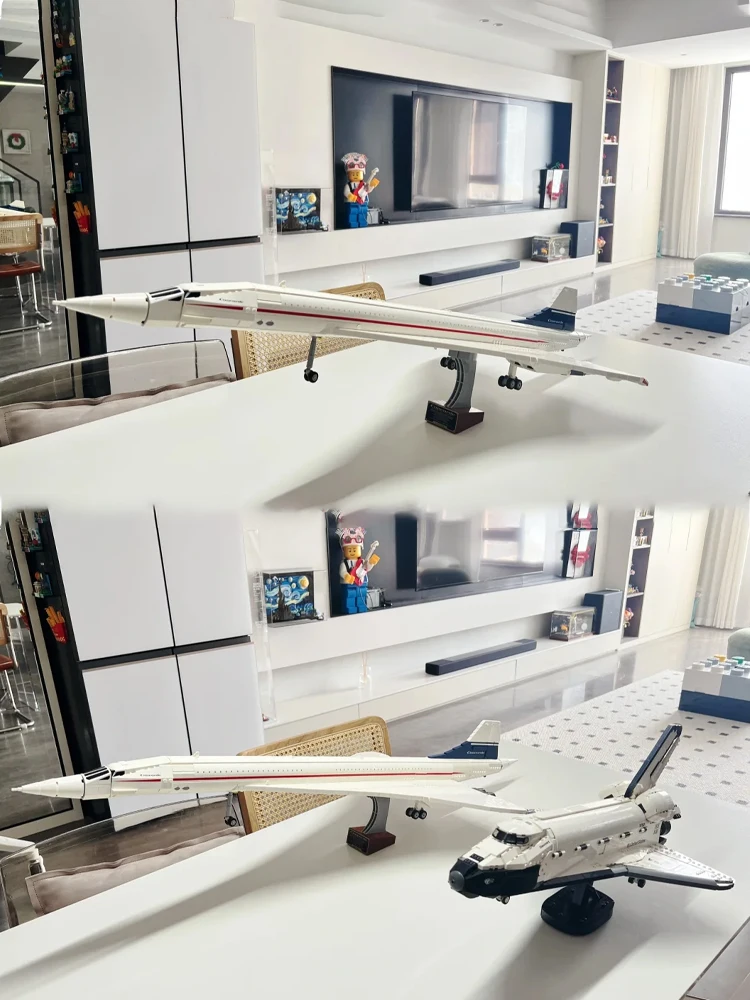 2024 novas ícones concorde airbus famoso supersônico comercial avião de passageiros modelo blocos de