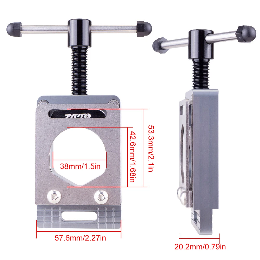 Fiets Koolstofvezel Buis Snijden Zaag Gids Tool Fiets Vork Stuurbuis Zadelpen Voor 22.2mm 28.6mm Stuur cutter Mount