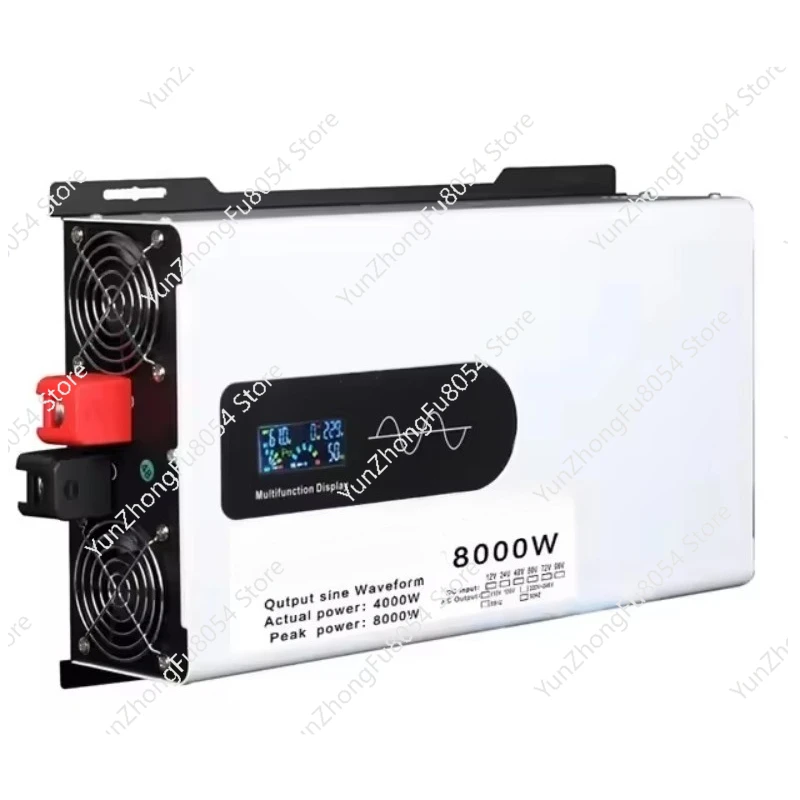 5PCS Off-grid Pure Sine Wave Inverter Rated Power 4000w Peak Power 8000w Solar Car Inverter 110V 220v