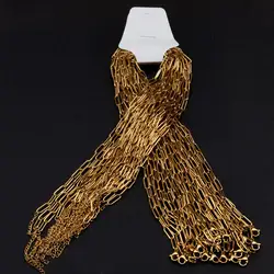 5pcs Stainless Steel Necklace Chains Adjustable Sweater Chains Wholesale with Extension Chains Supplies for Jewelry Making DIY