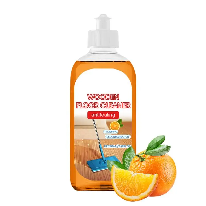 

Wood Floor Cleaner 100ml Foam Solution For Mopping Orange Fragrance Wood Floor Maintenance Solution For Kitchen