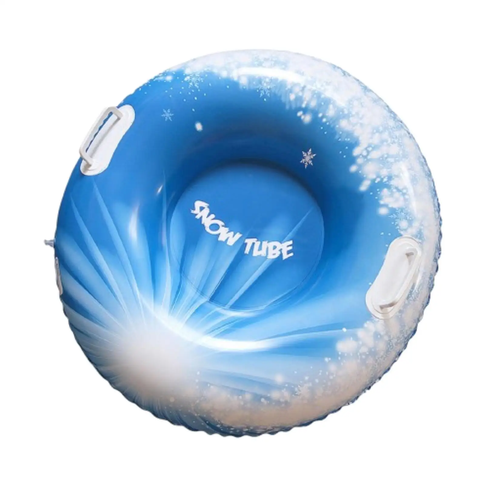 Tubo inflable con asas, regalo, anillo inflable de trineo de 31,5 pulgadas para trineo