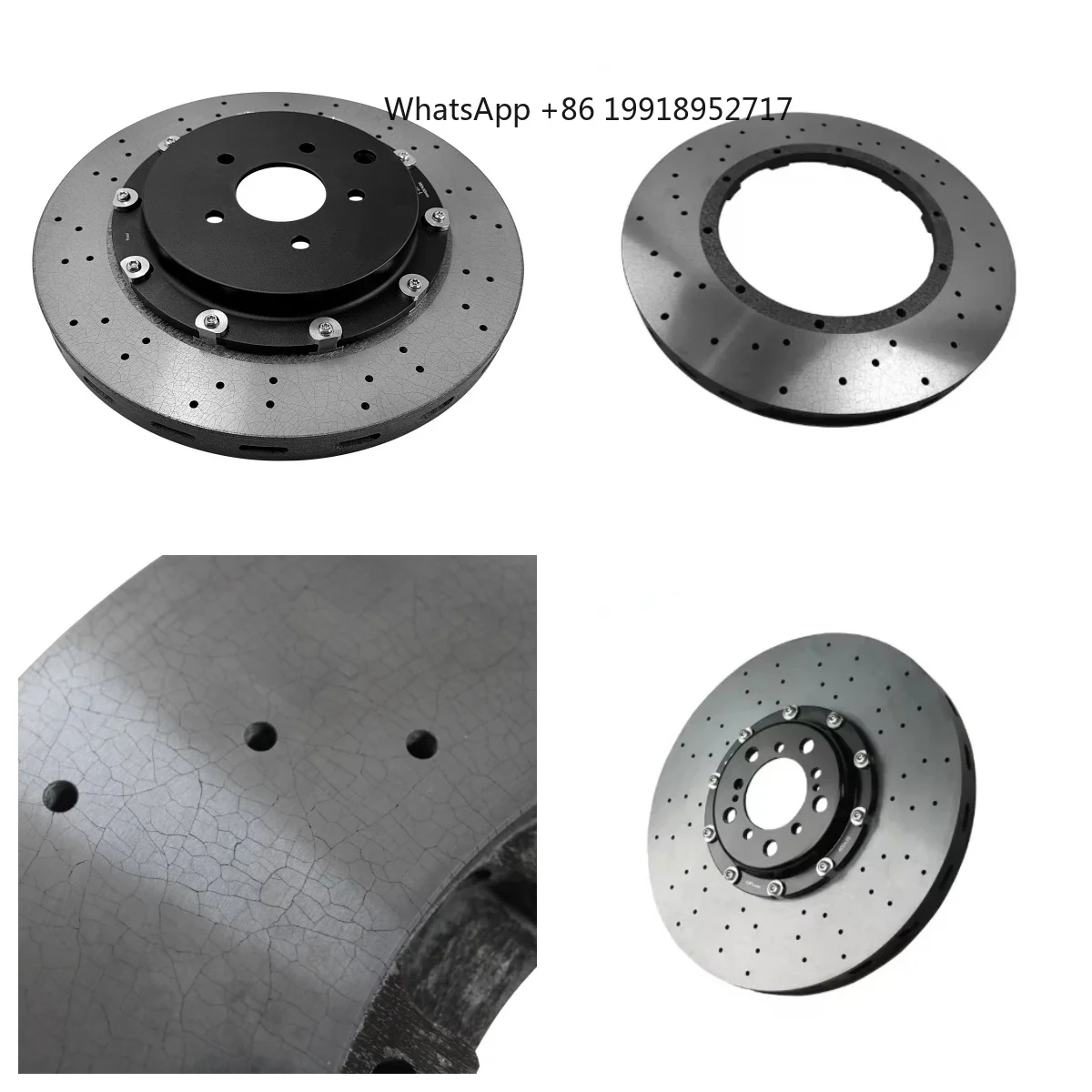

440mm Customize Auto Carbon Fiber Ceramic Brake Disc Rotor Rear Brake Disc for BMW M5 M8 JJ1358