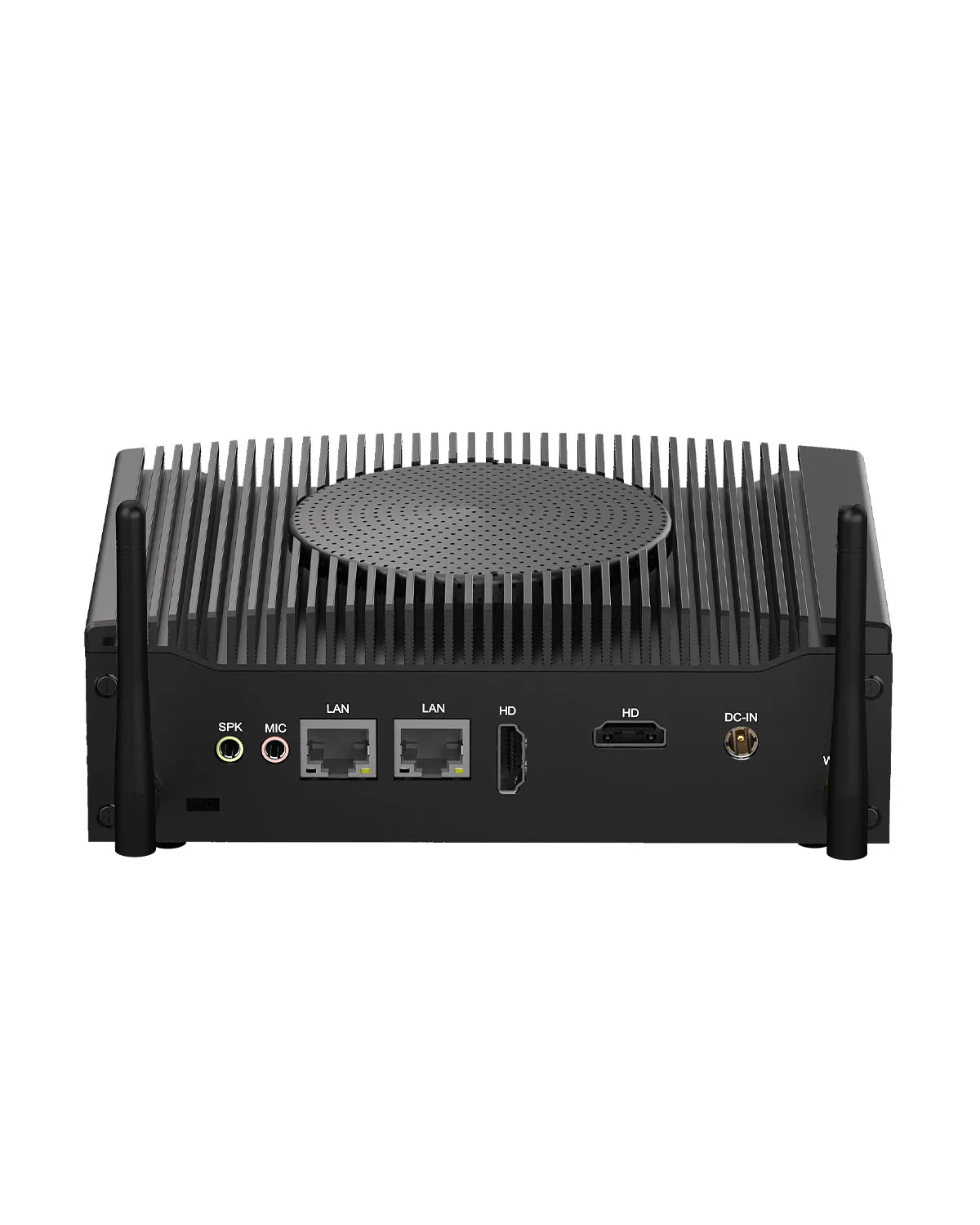 HYSTOU مروحة كمبيوتر صناعية صغيرة PC Dual Com Lan HD-MI 8 USB شحن مجاني i3-10110U i5-10310U i7-10610U