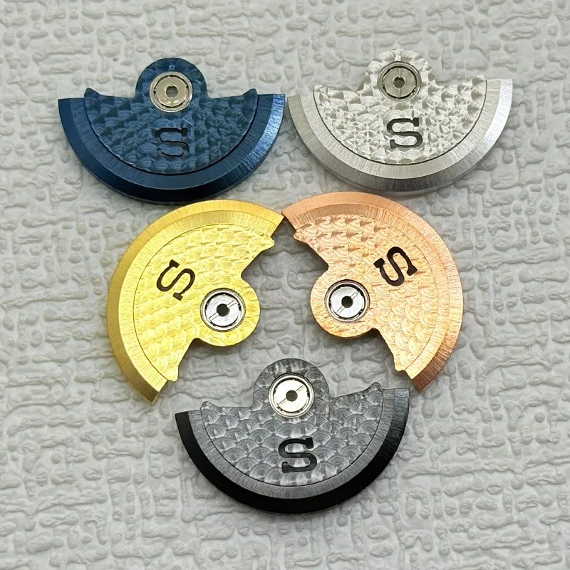 NH35 NH36 Customized Movement Rotor Fit for NH38 NH39 4R35 7S26 NH35 Movement Pendulum Oscillating Weight Hammer Automatic Rotor