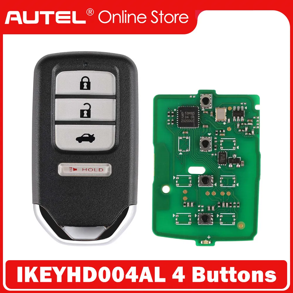 

AUTEL MAXIIM IKEY Premium Style IKEYHD004AL for Honda 4 Buttons Universal Smart Key (Trunk)