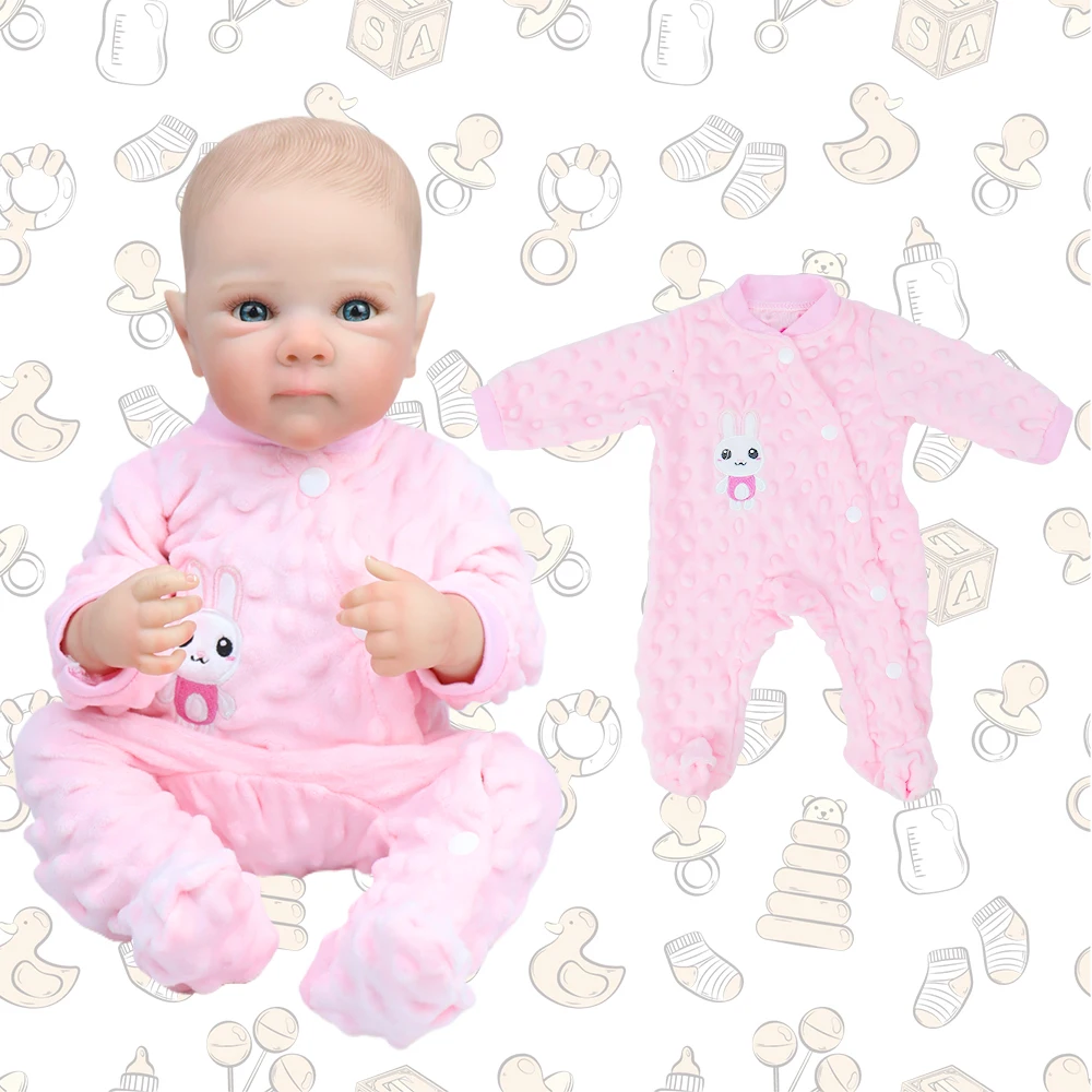 Nieuwe Pop Kleding Past Fit Voor 48-50 Cm Babypop 18-20 Inch Reborn Babypop Kleding Accessoires kleding Pak Voor Generatie Pop