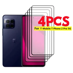 4pcs For T-Mobile T Phone 2 Pro 5G Glass T-Mobile T Phone 2 Pro 5G Glass Full Glue 9H Screen Protector T-Mobile T Phone 2 Pro 5G