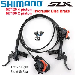 Shimano SLX M7120 4 piston M7100 2 piston Hydraulic Disc Brake Set for Mountain Bike MTB Brake 800/900/1500/1600mm Left & Right