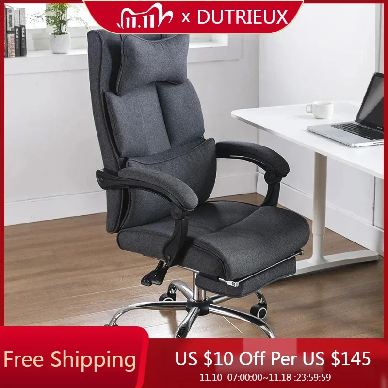 Fluffy Ergonomic Office Chair Cover Gaming Computer Mobile Dining Office Chair Recliner Living Room Sedia Da Office Furniture