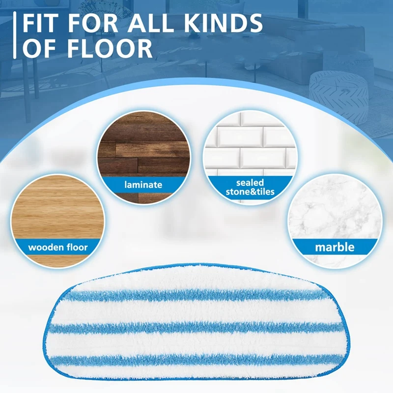 Panno per la pulizia di ricambio panno per mocio compatibile per Pursteam X11-T modello a vapore X11-T / X11-G / X11-B