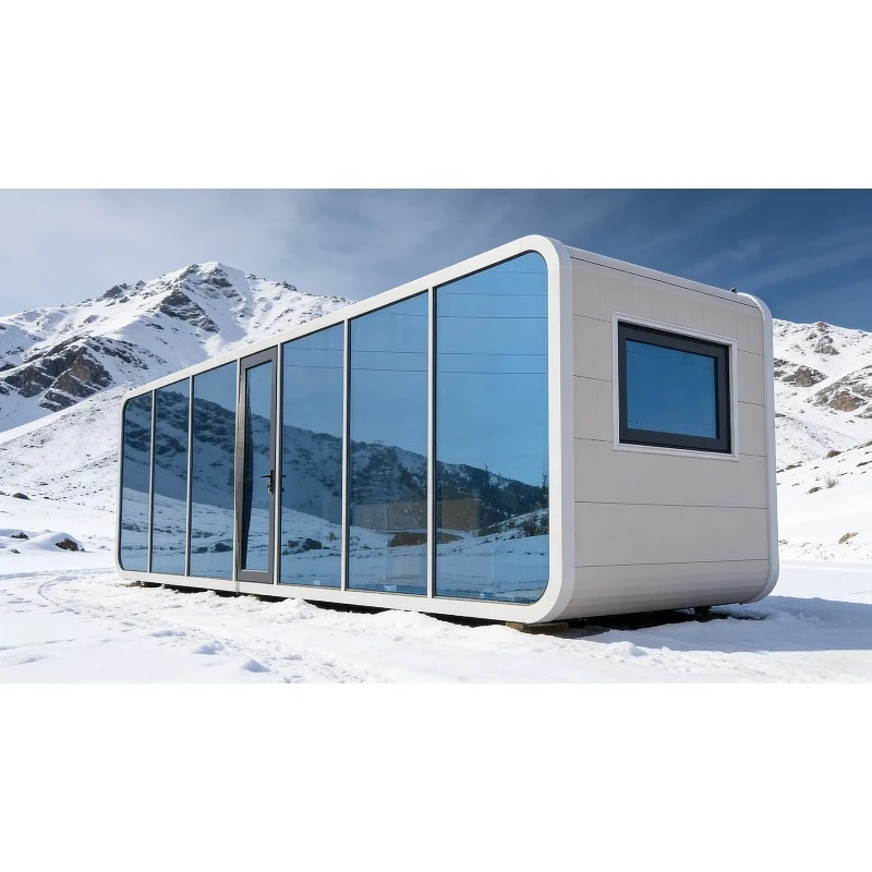 Modern Design Apple Pod Foldable House Luxury Prefab Villa for Glamping Resort