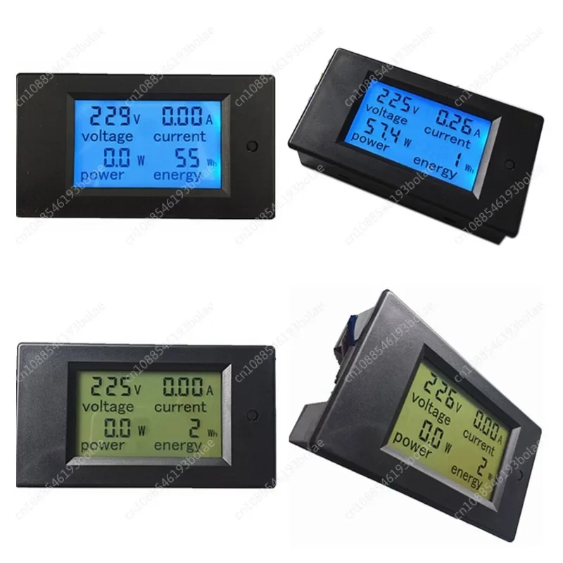 110V 220V AC multi-function energy meter 20A current voltage power meter Power monitor 4500W