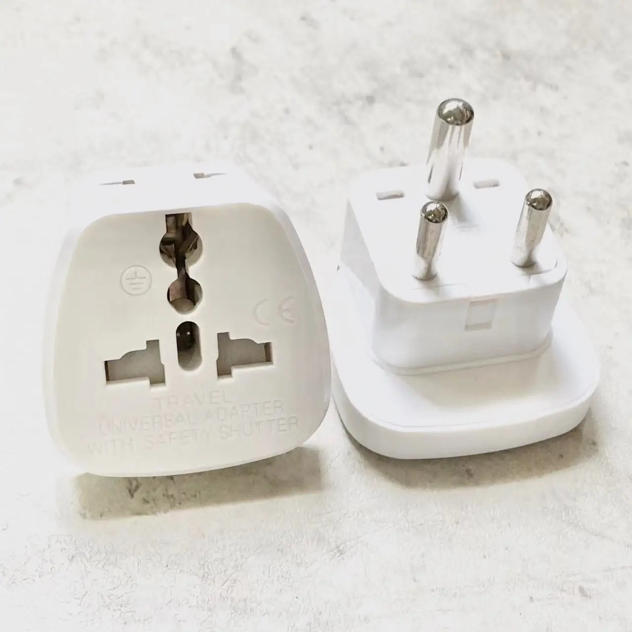 1pcs INDIA Sri Lanka Type D Travel Adapter With 2 Power Outlet Black Color 1 TO 2 TO UK US AU Wall Socket Power Plug