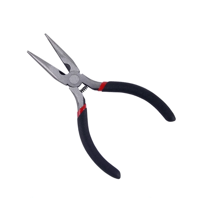 5inch Jewelry Plier Nose Toothed Pliers Stainless Iron Alloy Needle Nose Jewelry Making Handmade Tools Accessories