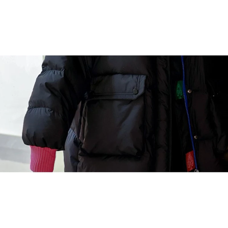 Down Jacket for Women, Loose Overcoat, Thickened Bread Clothing, High-End Students, Warm Parker Coat, New, Autumn Winter, 2023