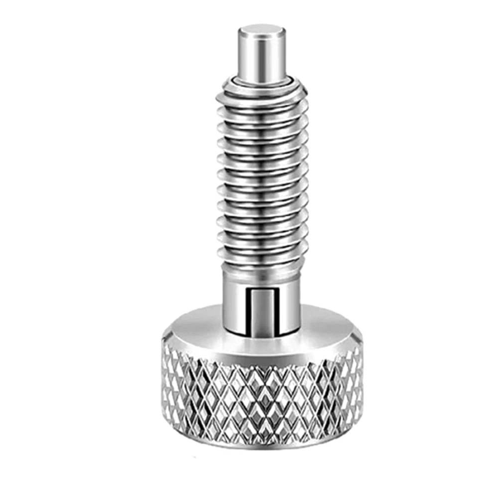 For Dies Chassis Cabins M6 Quick-Release Pin Hand Spring Plunger Pinched Handle Replacement Retractable Stainless Steel