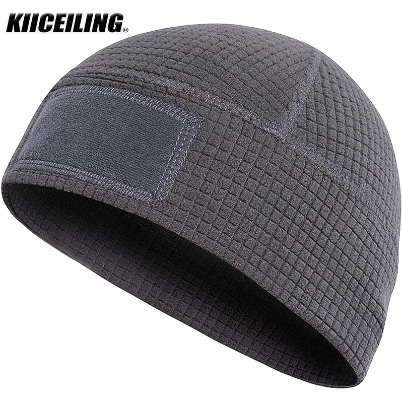 AliExpress NONE KIICEILING Men Fleece Cap Camouflage Winter Thermal Outdoor Sports Skiing Cycling Hat Hunting Beanie Cap Women Ski Bike Hat