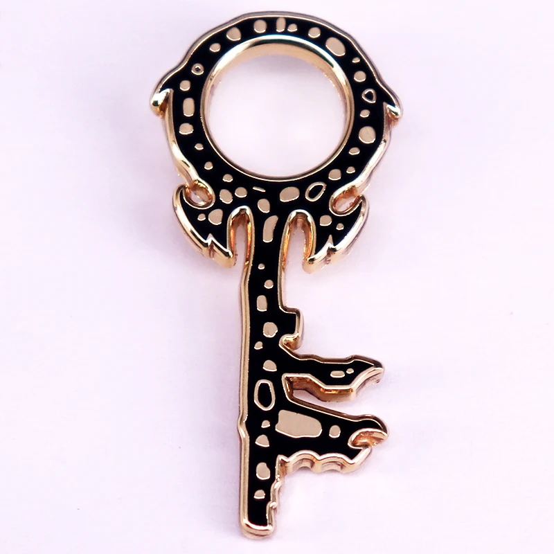 Key to Hell Badge Sandman Inspiration Enamel Pin Fashion Backpack Decoration Jewelry