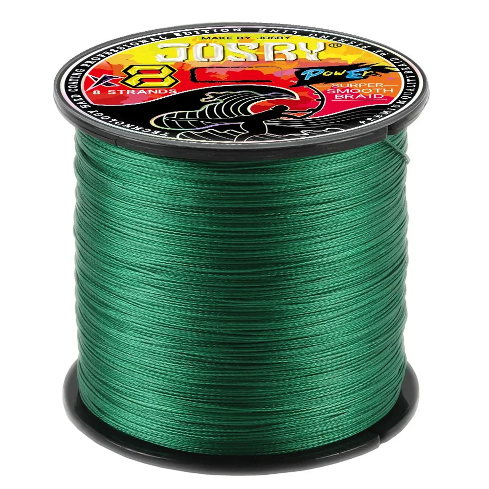 

JOSBY 8 Strands Multifilament PE Fishing Line 100M 300M 500M 1000M Japan Carp Wire Pesca 20-100LB Abrasion Resistant Tools