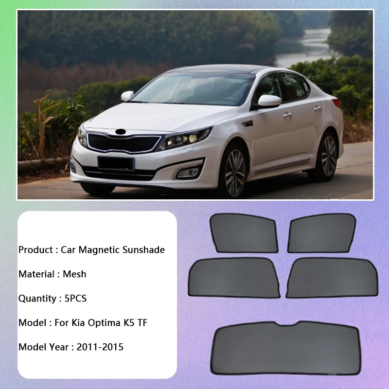 For Kia Optima K5 TF 2011 2012 2013 2014 2015 Sunshade Shade Visor Windshield Window Curtain Net Mesh Car Auto Part Accessories