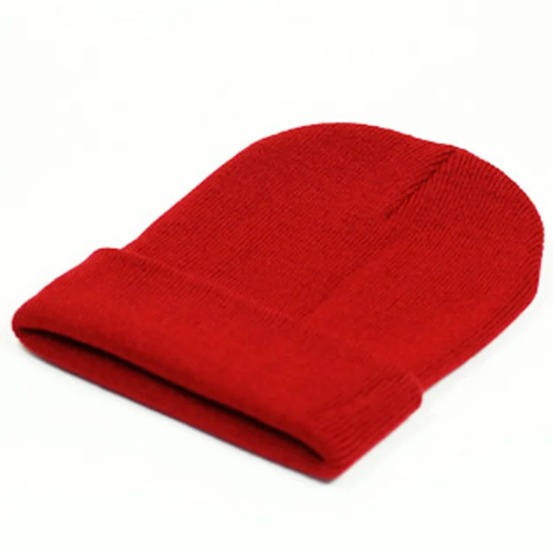 Neue Unisex Einfarbige Strickmütze Herbst Winter Hip-Hop-Beanie für Männer und Frauen SkullCap Mützen Outdoor Winddichte Männermütze Gorro Skimütze – Detail 17