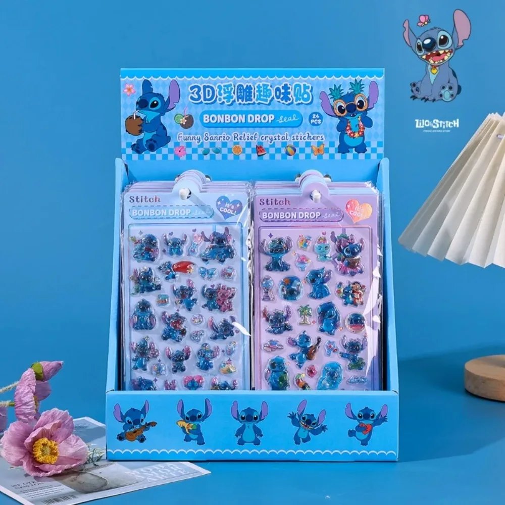 2025 * جديد غرزة ثلاثية الأبعاد ستيريو الإغاثة الفائدة دبوس متابعة صورة كريستال ملصق الأطفال فتاة الكرتون ملصق مزخرفة