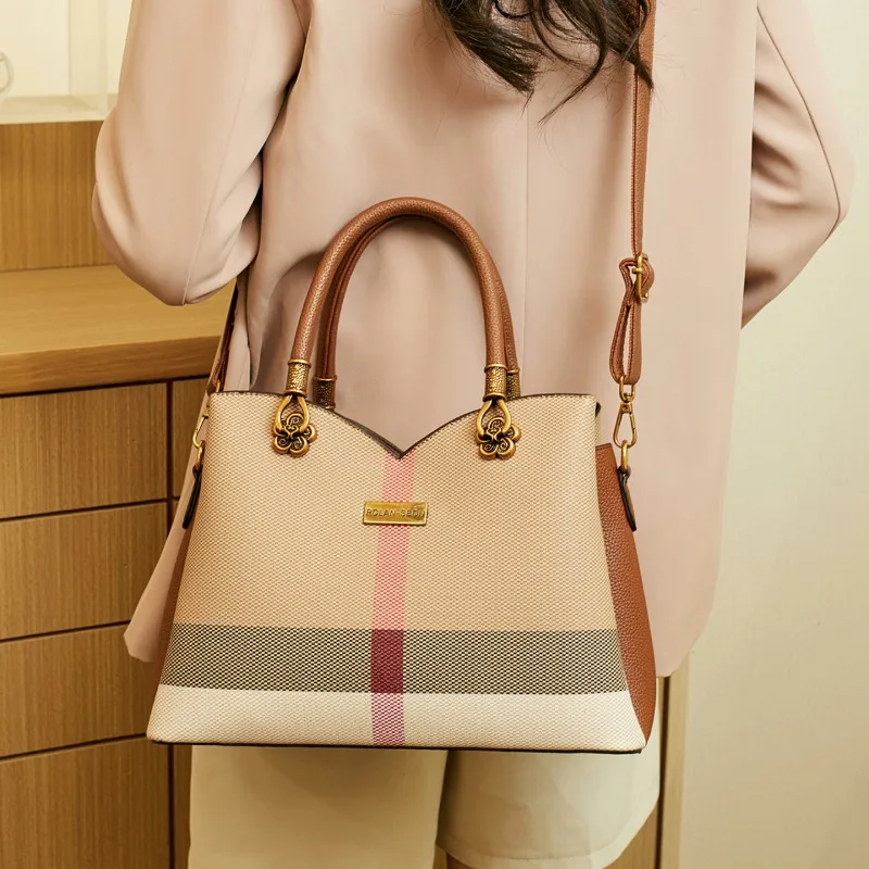 المتخصصة شريط حمل حقيبة 2025 جديد الراقية سعة كبيرة يطير متماسكة حقيبة قماش قنب المرأة الكتف المحمولة حمل اليومي