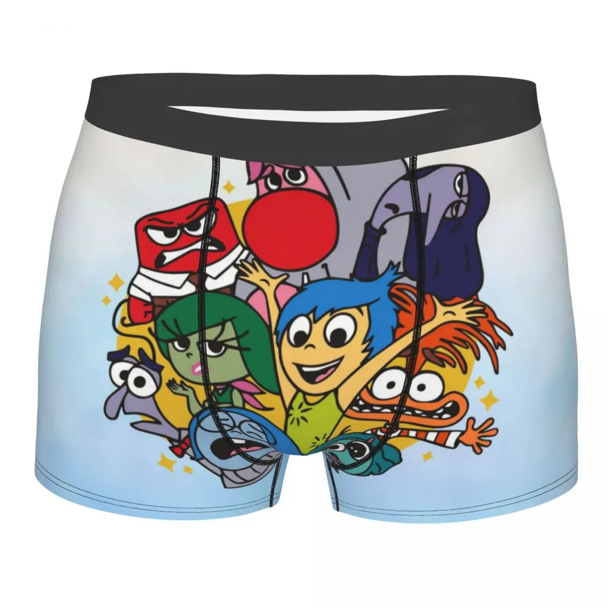 

Модные боксеры с героями мультфильмов на заказ, шорты, мужские трусы, дышащие трусы, нижнее белье